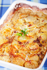 Potato and cheese casserole