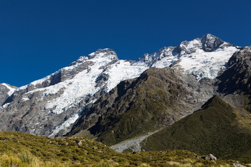 Obraz premium Mount Cook, Hooker Valley, New Zealand