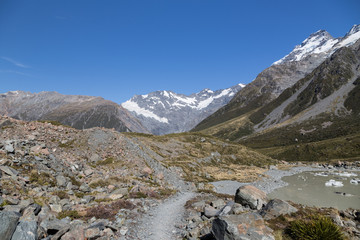 Mount Cook, Hooker Valley, New Zealand