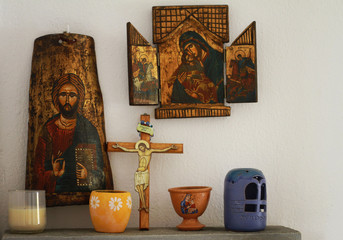 Orthodox christian Greek icons