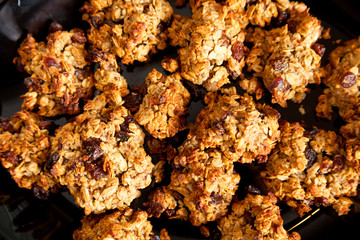 Homemade musli cookies