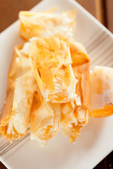 Bulgarian banitza with lokum