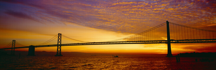 Bay Bridge at Sunrise, San Francisco, California