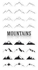 Mountains set