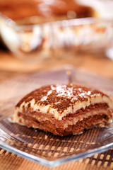 Homemade banana cake