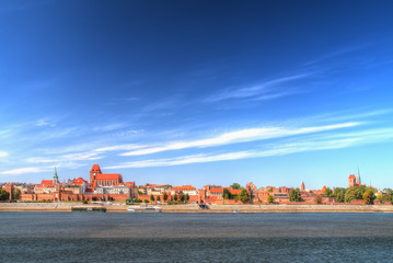 Toruń panorama starego miasta