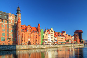 Gdańsk w słoneczny dzień