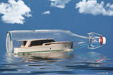 Boat in a bottle
