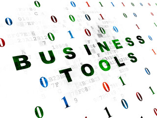 Business concept: Business Tools on Digital background