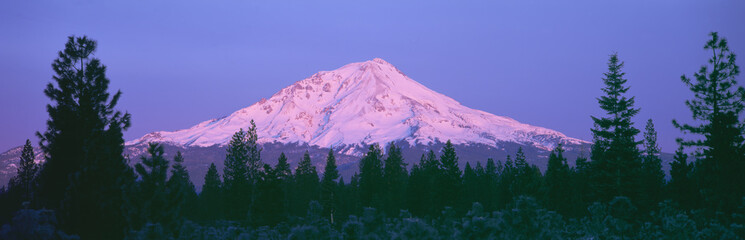 Sunrise at Mount Shasta, California