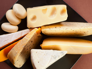 Fototapeta premium Cheese still life