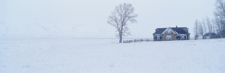 The Miller House, National Elk Refuge, Jackson, Wyoming