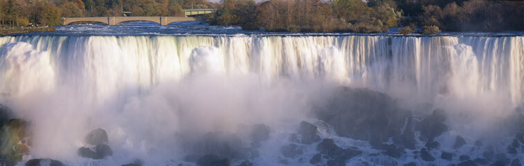 American Falls viewed from Canada, Niagara Falls, New York