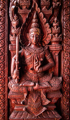 Murals wood carvings