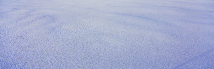 White winter snow in Vermont