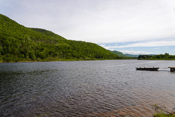Fototapeta premium Marble mountain in the Gros Morne National Park, Newfoundland, Canada