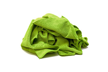Pile of green rags