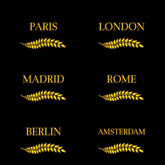 Laurel Wreaths European Capitals 4