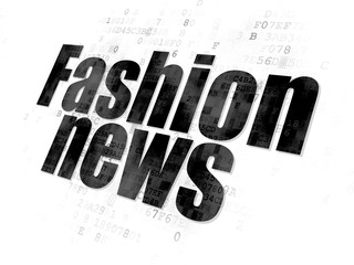 News concept: Fashion News on Digital background