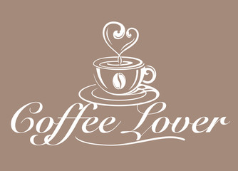 Vector Coffee Lover Symbol