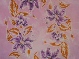 Old batik fabric texture