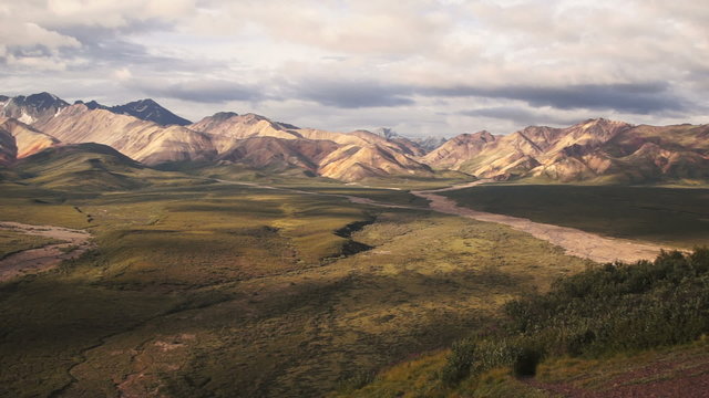 The Peaks and Valleys of Denali Alaska Territory