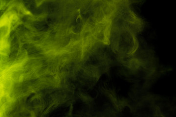 Obraz na płótnie Canvas Abstract colored smoke hookah on a black background.