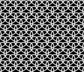 Seamless doily pattern for wedding invitation, vintage abstract background with handmade elements, embroidery, vector