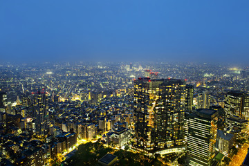 Obraz premium from free observator of Tokyo Metroplitan Government building