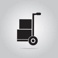 handcart symbol illustration