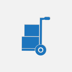 handcart symbol illustration