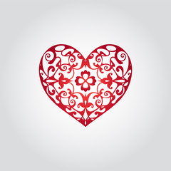 Love / Heart design element, vector illustration