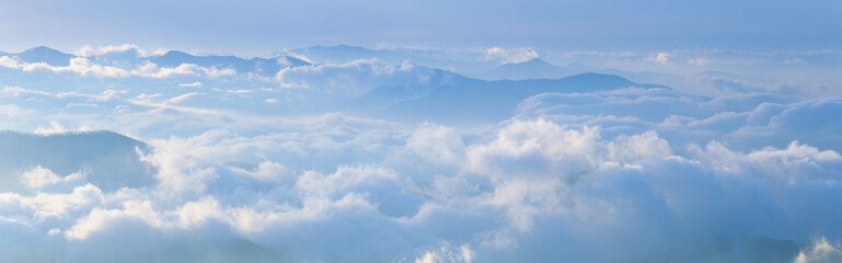 These are clouds situated over the Great Smoky Mountain National Park.