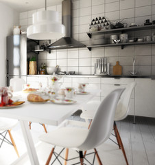 Morning in my kitchen (focus)