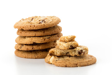 milk chocolate toffee almond cookies