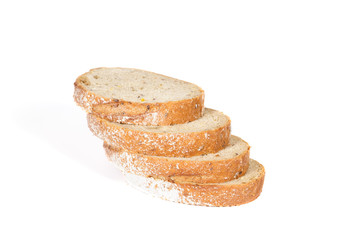 Sliced brown bread