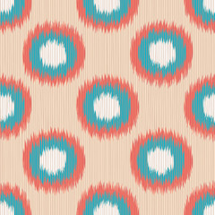 Modern Ikat Seamless Background Pattern


