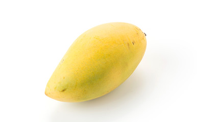 fresh mango on white background