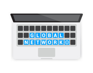 Global Network Keyboard Laptop