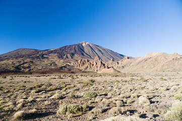 Volcano Teide and Garcia rocks (Los Roques de Garcia), Tenerife
