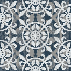 Seamless Medieval Ornament Background Pattern

