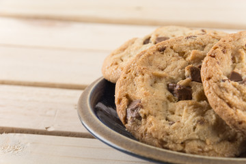 milk chocolate toffee almond cookies