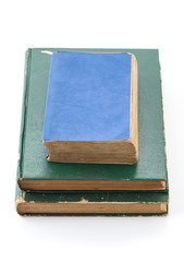 old book on white background