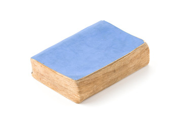 old book on white background