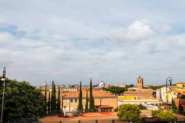 Fototapeta premium Roma panorama from Gianicolo hill, Rome, Italy