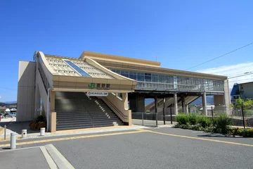 Fototapete Bahnhof 豊野駅
