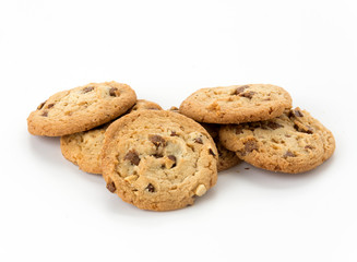 milk chocolate toffee almond cookies