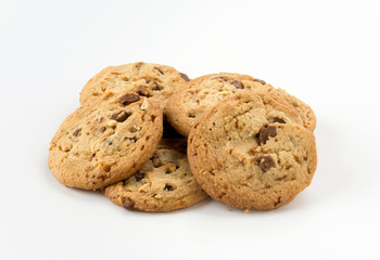 milk chocolate toffee almond cookies