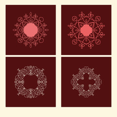 monochrome monogram templates