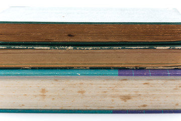 old book on white background